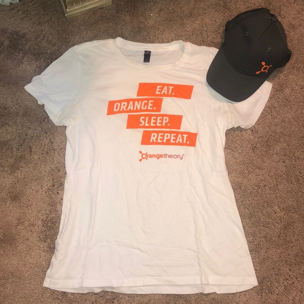 Orangetheory (OTF) t-shirt and hat bundle